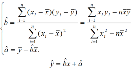 线性回归方程的公式